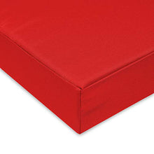 SuperKissen24. Materasso Cuscino per Bancale Divano Pallet 120x80 cm Seduta Impermeabile e Comodo per Divanetti da Esterno - Rosso