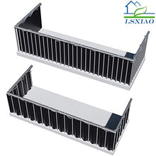 LSXIAO Balcone Protezione Copertura divisoria Schermata Privacy Protezione Impermeabile/Solare con Occhiello e Corda Libera Parabrezza for Recinzione da Esterno, 33 Dimensioni