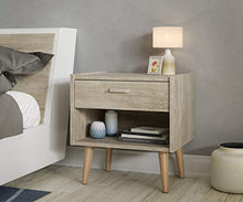 Amazon Basics - Comodino, 48 x 38 x 50 cm, colore marrone