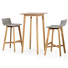 FAMIROSA Set da Bistrò 3 pz in Legno Massello di Acacia -4220