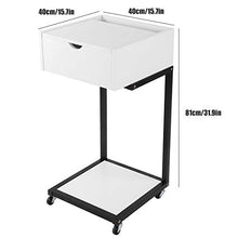 GXP Tavolino da caffè A Forma di C del Computer Portatile da Tavolo per Laptop da Comodino con Mobili per La Casa Specchio