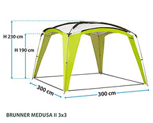 BRUNNER Gazebo Outdoor parasole MEDUSA II 3x3