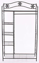 Appendiabiti Guardaroba scaffale portaoggetti Moderno 43x100x172cm Senza Tenda