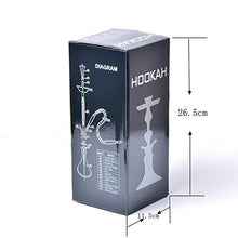 Narghilè, Set Ditabacco Narghile Narghile Set 2 Tubi per 2 Persone Chicha Nargile con Tubo Shisha Shisha Connettore Accessori per Bar (B)