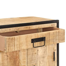 vidaXL Credenza 60x30x75 cm in Legno di Mango Grezzo