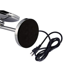 Specchi per trucco da tavolo a LED, specchio da 8 pollici cromato con luci Specchio illuminato ingranditore cosmetico regolabile in ottone con spina,7X