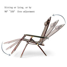 Arredamento da giardino / Sedia a gravità zero reclinabile regolabile pieghevole sedia da giardino giardino terrazza esterna sedia a sdraio lettino prendisole sedia a sdraio sedia da spiaggia sedia da