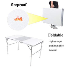 KUIDAMOS Forniture di mobili Resistenti e Antiscivolo Tavolo Pieghevole per Esterni, per Barbecue