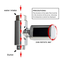shunbang yuan LED Display Digitale Doccia termometro Rotary visiva Bagnetto Acqua Veloce Meter Temperatura