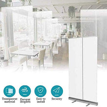 Trasparente PVC Barriera Protettiva, Protezione da Starnuto, Montaggio Facile e Veloce, per Uffici, Supermercati, Ristoranti