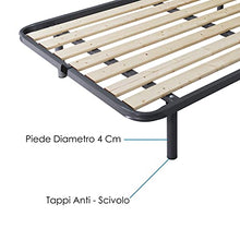 SomnusSana - Rete Ortopedica a Tavole - per Materasso Una Piazza e Mezza Misura 130x200 h35