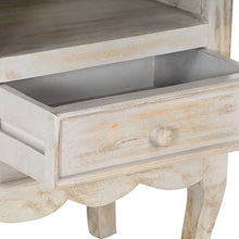 vidaXL Credenza Grigio 45x30x130 cm in Legno Massello di Mango
