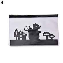 Steellwingsf - Astuccio portamatite Portatile, salvaspazio, in plastica Trasparente Scoiattolo