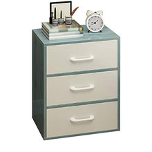 Comodino Stabile Armadio Piede 1 Cassetto Semplice Moderno Mensola Salvaspazio Casa Camera Da Letto Creativo Armadio 48X30X57CM FANJIANI (Colore: B)