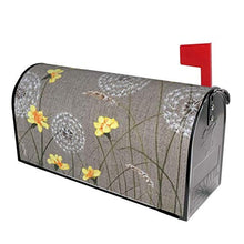Custodia magnetica per cassetta postale con libellula, design unico, per giardino, cortile, dimensioni standard, 53 x 45 cm