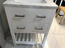 Rubeza Lydia - Top da bagno in marmo Carrara 600 mm
