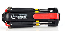 SaySure - 8 in 1 Utility Screwdriver + Universal Flashlight LED Light