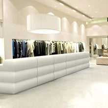 Kloris Bancone Lounge Bar per Interno ed Esterno in Resina Clipper Bianco
