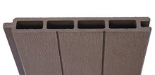 Mendler Frangivento 3X Pannelli Privacy Sarthe WPC Alluminio Premium 560cm Marrone