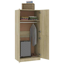 Tidyard Armadio Rovere Sonoma 80x52x180 cm in Truciolato