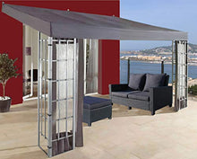 QUICK STAR Tetto di Ricambio per Tenda da Parete pergola 3x4m Antracite