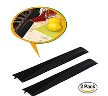 Winnfy Cucina Silicone Fornello Contatore Gap Coperchio Resistente al Calore Ampio E Lungo Gap Riempitivo Versa Guarnizioni 2 Pezzi/Set