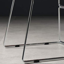 XIAOQIAO Sgabelli da Bar, sgabelli Alti 76 cm ad Altezza Fissa, Materiali in PP rispettosi dell'ambiente e Gambe durevoli in Metallo Massiccio, Scelta di più Colori