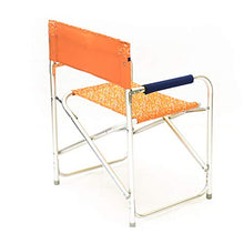 Pierre Cardin Sedia Regista, Linea Acqua, Arancio, 47x57x80cm, Arancione