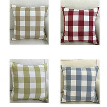 LBLQWE Cuscino Creativo, Cuscino Protettivo, Cuscino Semplice reticolare Quadrato, Cuscino, Cuscino Schienale Auto, Cuscino Divano Camera-pattern4