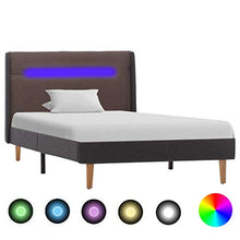 SKM Giroletto con LED Grigio Talpa in Tessuto 100x200 cm (18.45kg)