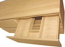 Destock Mobili - Mobiletto doppio da parete in rovere naturale, 4 cassetti (x1)