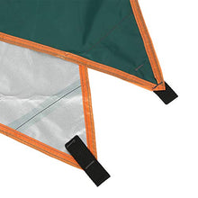 Rodipu Tenda da Sole Esterna Impermeabile Portatile Triangolare, Parasole, per Picnic in Campeggio(Green)