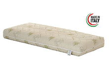 Materasso Memory Singolo Modello Melody, Misura 80x190 H23 cm, con Rivestimento Aloe Argento Zip Sfoderabile Anallergico antiacaro con 7 Zone di portanza differenziata