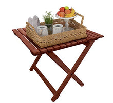 Erst-Holz Solida Sedia a Sdraio Gialla da Spiaggia in Faggio con Cuscino Beige e tavolino10-302TKH