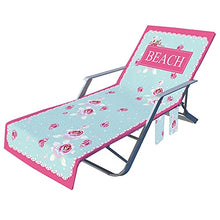 Sdfsa - Coprisedia portatile per piscina, con tasche laterali, per prendisole, per piscina, sdraio, per vacanze