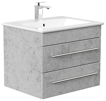 Mobile bagno con lavabo Villeroy & Boch Venticello 65cm grigio cemento