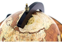 Con rotelle - World Globe camera bevande vino barra di casa per il whisky e bevande,Brown