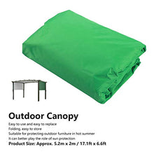 Atyhao Tenda da Sole Estiva per mobili da Esterno in Tessuto Oxford Tenda da Sole Impermeabile con Protezione dai Raggi UV, 5,2x2 m