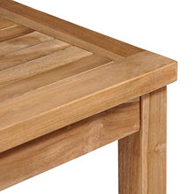SKM Set da Pranzo per Esterni 5 pz in Legno Massello di Teak (71.44kg)