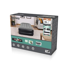 Bestway 67401 Airbed Tritech Bicolor Nero/Grigio Singolo Floccato Cm. 191X97X46