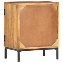 vidaXL Comodino 40x30x50 cm in Legno Massello di Mango