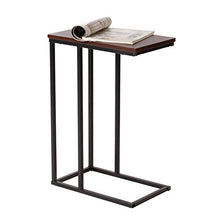 eSituro Tavolino da Salotto Moderno Tavolino Divano da caffè in MDF Tavolino Basso Legno Scuro 45x25x63cm SCD0015