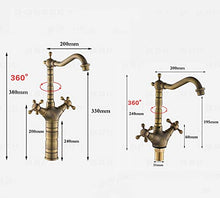 Lavabo lavabo lavabo rubinetto può essere ruotato (dimensioni: 240 mm)