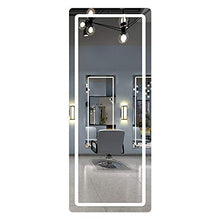 Specchio a LED a Parete Interruttore a sfioramento a Specchio a LED dedicato Salone di Bellezza Specchio HD Incorporato Specchio per Parrucchiere a Parete a LED a Parete