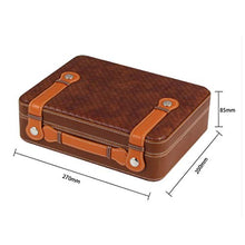 SCDZS Portable Cigar Humidor Valigia - Cedro e Pelle Cigar Storage Box Sealed Design Desktop Cigar Humidor