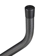 Relaxdays Tavolo Rotondo da Giardino, Aspetto Rattan, Tavolino da Balcone Bistrò Plastica e Metallo, HD: 74x60 cm, Nero