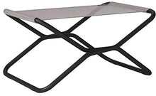 Lafuma Sgabello/Poggia Piedi Next, Grigio, 66.5x51x35 cm