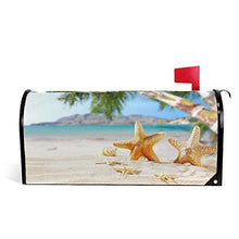 Estate Beach Mailbox Covers Magnetico Sea Seashells Starfish Tree Garden Yard Home Decor Dimensioni standard 53,3 cm x 45,7 cm