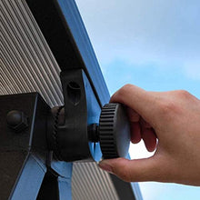 DGHJK Altalena per Portico con Supporto per mobili da Esterno Sedia a Dondolo per Esterni, Alimentatore Solare Impermeabile, Cuscino per Ispessimento, Sedia a Dondolo per terrazza