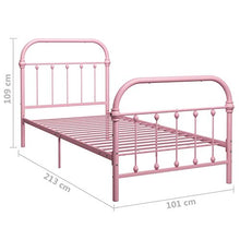 Tidyard Giroletto Rosa in Metallo,Giroletto Matrimoniale/Singolo